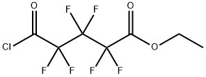 塩化4-カルボエトキシヘキサフルオロブチリル 化学構造式