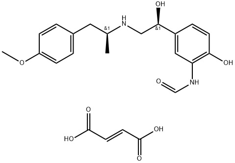 富马酸福莫特罗二水合物, 183814-30-4, 结构式