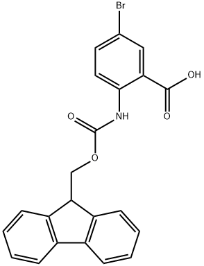 2-(FMOC-氨基)-5-溴苯甲酸, 183871-04-7, 结构式