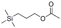 1-Propanol, 3-(trimethylsilyl)-, acetate Structure