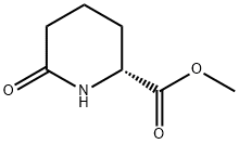 (2R)-6-氧代-2-哌啶羧酸甲酯, 183890-34-8, 结构式