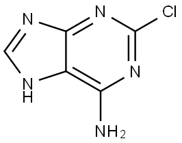 2-Chloroadenine Struktur