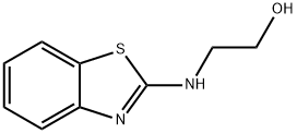 2-(1,3-ベンゾチアゾール-2-イルアミノ)-1-エタノール 化学構造式