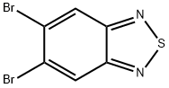 5,6-ジブロモ-2,1,3-ベンゾチアジアゾール 化学構造式