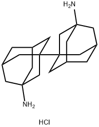 1,1'-Biadamantane-3-3'-diamine dihydrochloride Struktur