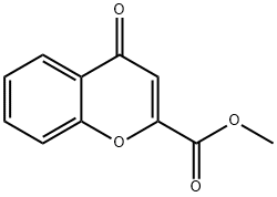4-氧代-4H-苯并吡喃-2-甲酸甲酯, 18398-73-7, 结构式