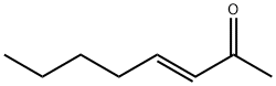 (3E)-3-オクテン-2-オン 化学構造式