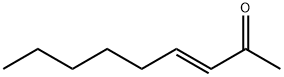 (E)-3-ノネン-2-オン 化学構造式