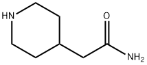 4-Piperidineacetamidehydrochloride Struktur