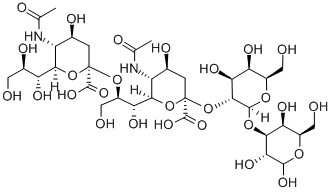 二唾液酸乳糖, 18409-15-9, 结构式