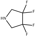 3,3,4,4-四氟吡咯烷 盐酸盐, 1841-00-5, 结构式