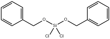 DIBENZYLOXYDICHLOROSILANE 化学構造式