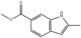 2-METHYL-1H-INDOLE-6-CARBOXYLIC ACID METHYL ESTER,184150-96-7,结构式