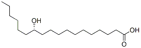 (S)-12-hydroxyoctadecanoic acid Struktur