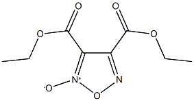 diethyl 1,2,5-oxadiazole-3,4-dicarboxylate 2-oxide 化学構造式