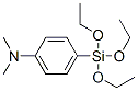 4-(トリエトキシシリル)-N,N-ジメチルアニリン 化学構造式