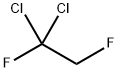 1,1-ジクロロ-1,2-ジフルオロエタン 化学構造式