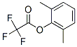 Trifluoroacetic acid 2,6-dimethylphenyl ester Struktur