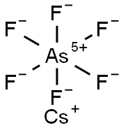 CESIUM HEXAFLUOROARSENATE Structure