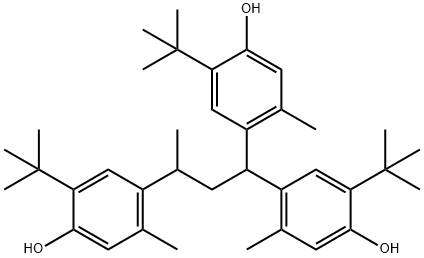 1,1,3-TRIS(2-METHYL-4-HYDROXY-5-TERT-BUTYLPHENYL)BUTANE Structure