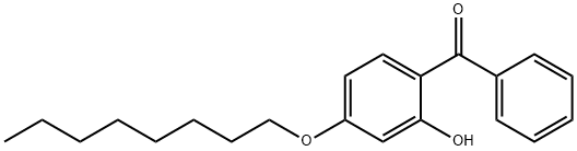 2-羟基-4-正辛氧基二苯甲酮结构式