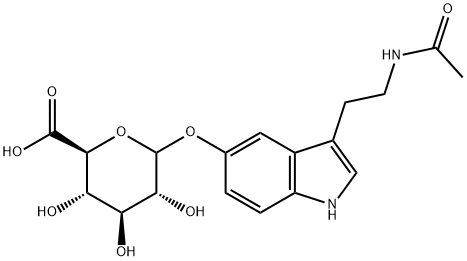 N-Acetyl Serotonin b-D-Glucuronide Struktur