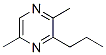 Pyrazine, 2,5-dimethyl-3-propyl- (8CI,9CI) Struktur