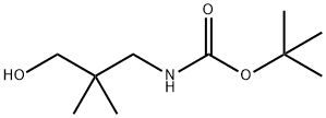 3-羟基-2,2-二甲基丙基氨基甲酸叔丁酯,184357-44-6,结构式