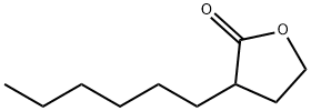 3-己基二氢-2(3H)-呋喃酮, 18436-37-8, 结构式