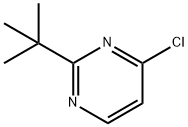 2-TERT-ブチル-4-クロロピリミジン 化学構造式