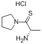 (S)-2-Amino-1-(pyrrolidin-1-yl)propane-1-thione hydrochloride Struktur