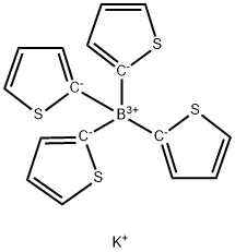 POTASSIUM TETRAKIS(2-THIENYL)BORATE Struktur