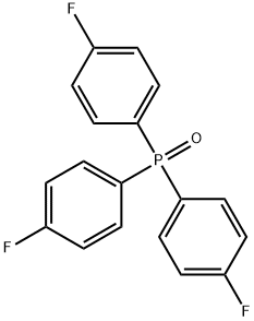 三(4-氟苯基)氧化膦 结构式