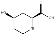 (2S,4R)-4-羟基哌啶-2-羧酸, 1844-40-2, 结构式