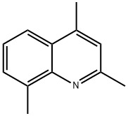 2,4,8-トリメチルキノリン 化学構造式