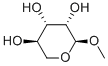 メチルα-D-リキソピラノシド 化学構造式