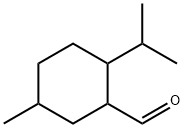 2-(isopropyl)-5-methylcyclohexanecarbaldehyde Struktur