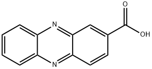2-吩嗪羧酸,18450-16-3,结构式