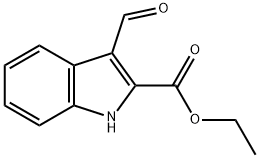 3-FORMYL-1H-INDOLE-2-CARBOXYLIC ACID ETHYL ESTER Struktur