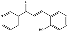 (2E)-3-(2-hydroxyphenyl)-1-pyridin-3-ylprop-2-en-1-one,18455-64-6,结构式