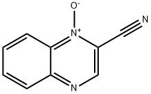 2-Quinoxalinecarbonitrile,  1-oxide Structure
