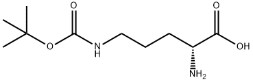 H-D-ORN(BOC)-OH Struktur