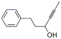 1-苯基己-4-炔-3-醇 结构式