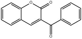3-苯甲酰基香豆素 结构式