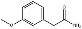 2-(3-メトキシフェニル)アセトアミド 化学構造式