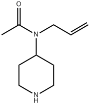 Acetamide,  N-4-piperidinyl-N-2-propenyl-  (9CI) Struktur