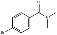 4-ブロモ-N,N-ジメチルベンズアミド 化学構造式