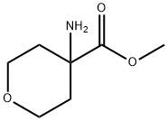 4-氨基四氢吡喃-4-羧酸甲酯 结构式