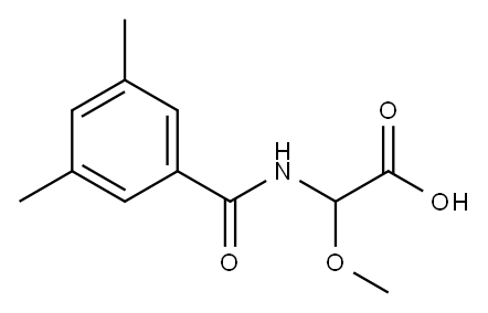 Acetic  acid,  [(3,5-dimethylbenzoyl)amino]methoxy-  (9CI) Structure