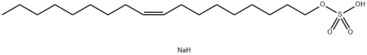 sodium (Z)-octadec-9-enyl sulphate Struktur
